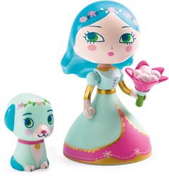 Djeco speelfiguur Luna & Blue - Arty Toys prinses met hondje