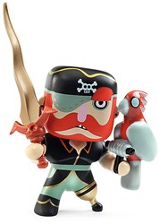Djeco piraten speelfiguur Sam Parrot - Arty Toys actiefiguur