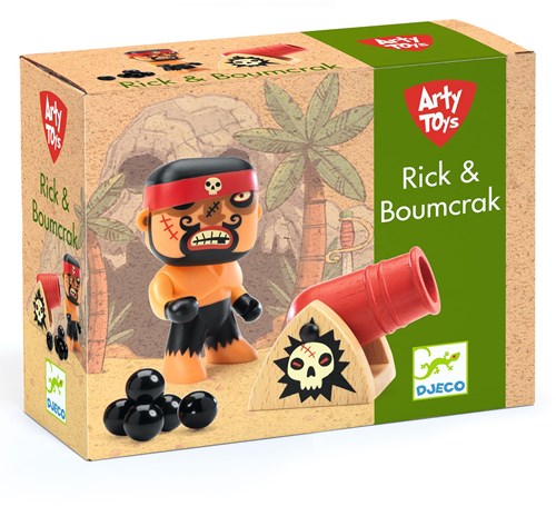 Djeco Arty Toys Rick & Boumcrack piratenfiguur speelgoed-3
