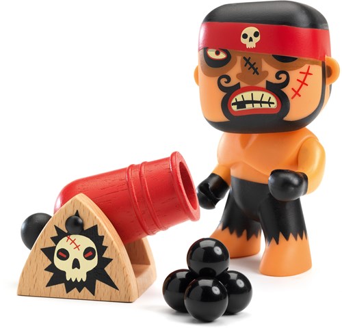 Djeco Arty Toys Rick & Boumcrack piratenfiguur speelgoed