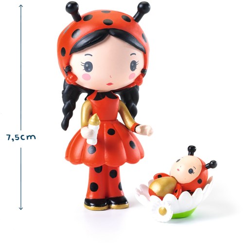 Djeco tinyly speelfiguur Coco & Minico - lieveheersbeestje pop-2