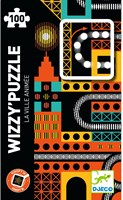 Djeco puzzle ville - jouet magique carton FSC-3