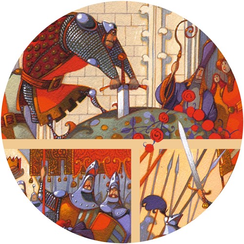 Djeco puzzel - kinderpuzzel Le Roi Arthur ridder avontuur-3