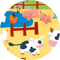 Djeco Les vaches à la ferme - 24 pcs-3
