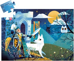 Djeco puzzle chevalier pleine lune - 36 pièces carton FSC