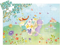 Djeco puzzel prinses lente 36 stukjes - FSC karton kinderpuzzel