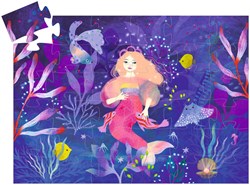 Djeco puzzel zeemeermin Ella - kinderpuzzel 36 stukjes