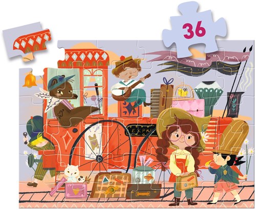 Djeco puzzle puzzle enfant Le voyage de Mia 36 pièces-2