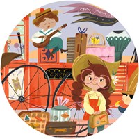 Djeco puzzle puzzle enfant Le voyage de Mia 36 pièces-3