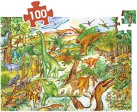 Djeco Dinosaures 100 pcs + livret-2