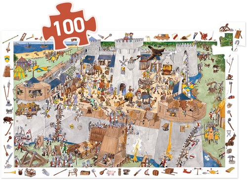 Djeco Le château fort - 100 pcs-2