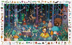 Djeco puzzel betoverd bos - observatiepuzzel 100 stukjes FSC MIX