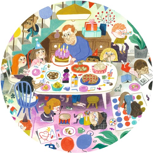 Djeco puzzel verjaardag - observatiepuzzel 54 stukjes kinderen-3