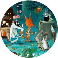 Djeco observatiepuzzel orkest - 35 stukjes FSC karton dierenmuziek-3