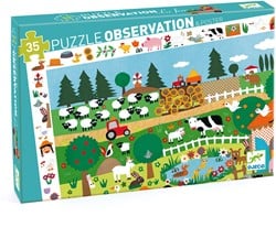 Djeco observatiepuzzels The farm - 35 stukjes