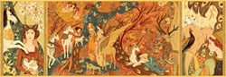 Djeco puzzel Unicorn Garden - 500 stukjes - fantasie legpuzzel