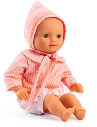 Djeco poupée bébé 32 cm Rose - poupée pour enfants