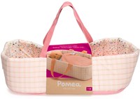 Djeco accessoires berceau Pink Lines lit poupée coton-3