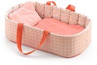 Djeco accessoires berceau Pink Lines lit poupée coton