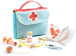 Djeco accessoires de docteur FSC 100% set de jeu pour enfants