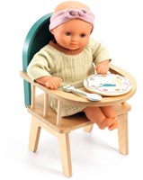 Djeco accessoires houten poppenstoel FSC 100% babykamer-2