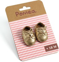 Djeco vêtements de poupée Chaussures dorées pour poupées bébé accessoire-3