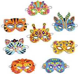 Djeco mosaïques Jungle Animals kit créatif - autocollants FSC MIX
