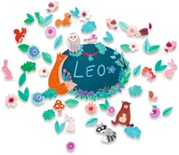 Djeco mosaïques & autocollants Dans la forêt - jouet créatif FSC