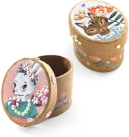 Djeco mozaïeken & stickers Schattig - creatieve knutselset voor kinderen