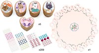 Djeco mozaïeken & stickers Schattig - creatieve knutselset voor kinderen-2