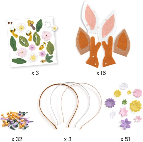Djeco knutselset Flower friends - creatief speelgoed bloemen-2