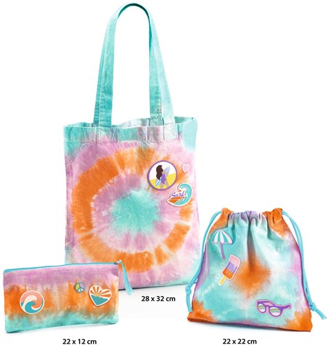 Djeco kit créatif accessoires tie-dye Sunshine Camp pour enfants