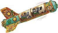 Djeco creatieve speelgoedset opblaasbare vliegtuigen om te kleuren-2