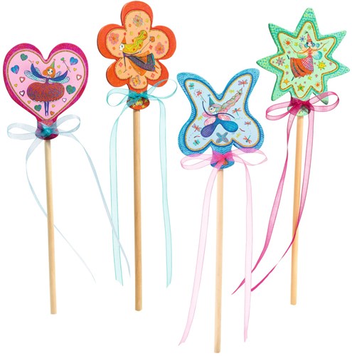 Djeco knutselset Little Fairies - creatieve toverstafjes maken