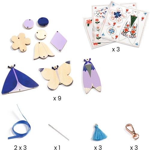 Djeco coffret créatif Butterflies - création de bijoux pour enfants-3