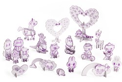 Djeco creatieve knutselset Kawaii world - kleur en bouw plezier