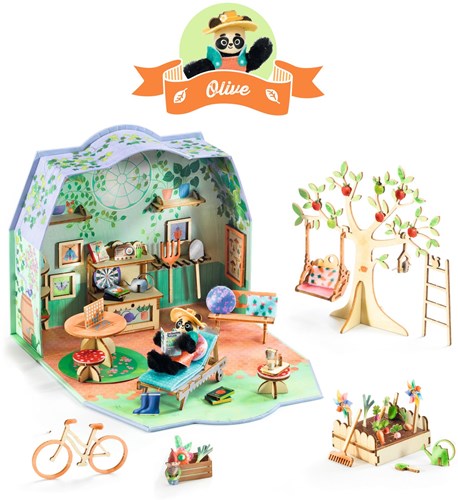 Djeco kit créatif maison Mi House - jouet créatif Olive-2