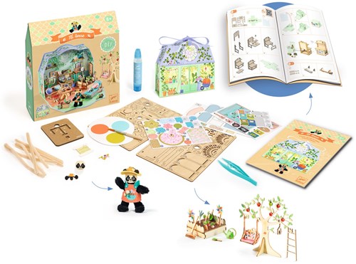 Djeco kit créatif maison Mi House - jouet créatif Olive-3