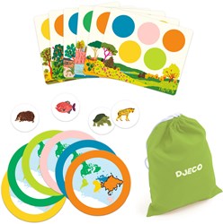 Djeco educatief speelgoed Animo Mondo - cool school dieren spel