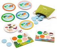 Djeco jouet éducatif Animo Mondo - cool school jeu d'animaux-2