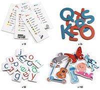 Djeco houten letterdoos educatief speelgoed - FSC MIX