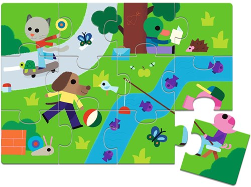 Djeco coffret jeux de ferme - jouet éducatif pour enfants-3