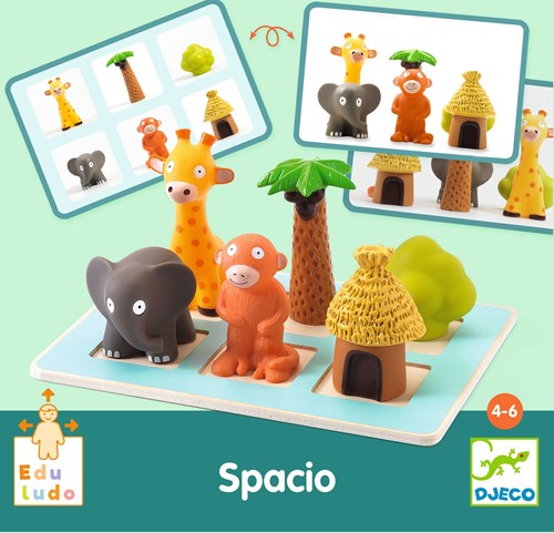 Djeco educatief spel Eduludo Spacio - FSC houten denkspel voor kinderen-3
