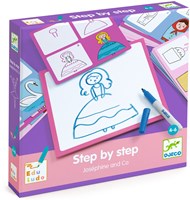 Djeco tekenset Step by Step Joséphine and Co - educatief speelgoed-2