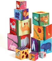 Djeco 10 cubes nature & animaux