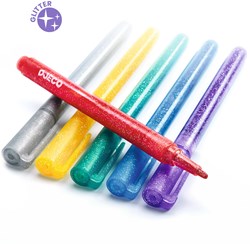 Djeco kleuren 6 Glitter Markers - Classic stiften set