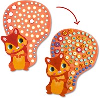 Djeco mozaïek knutselset Milfiori - creatieve dieren FSC MIX-2