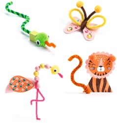 Djeco boîte créative Création animaux de la jungle FSC MIX - kit créatif