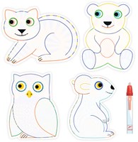 Djeco jouet de coloriage Animalo-Ma avec stylo à eau et animaux-2