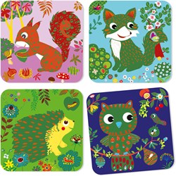 Djeco krastekeningen Country Creatures - FSC MIX - Creatief speelgoed